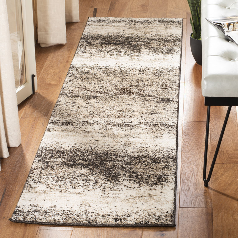 Williston Docia Taupe/Black Area Rug & Reviews Wayfair